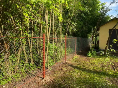 Забор для дачи из сетки